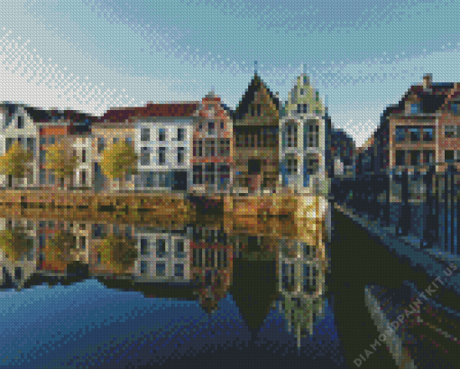 Mechelen Belgium City Diamond Painting