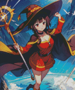 Megumin KonoSuba Diamond Painting