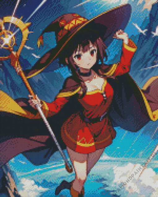 Megumin KonoSuba Diamond Painting