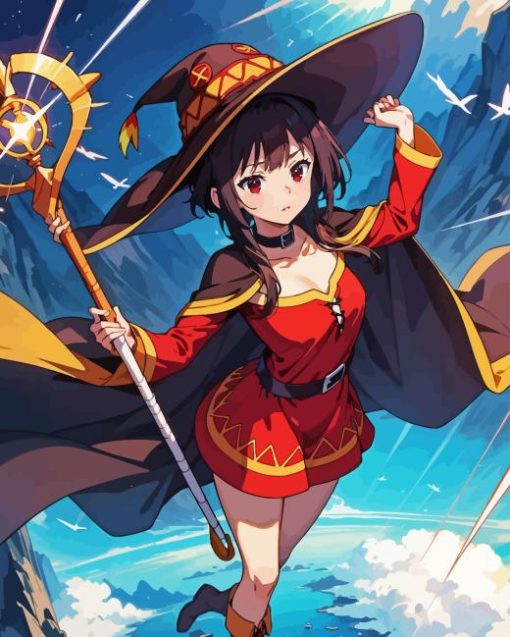 Megumin KonoSuba Diamond Painting