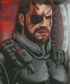 Metal Gear Solid Big Boss 2 Diamond Painting