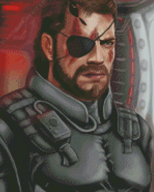 Metal Gear Solid Big Boss 2 Diamond Painting