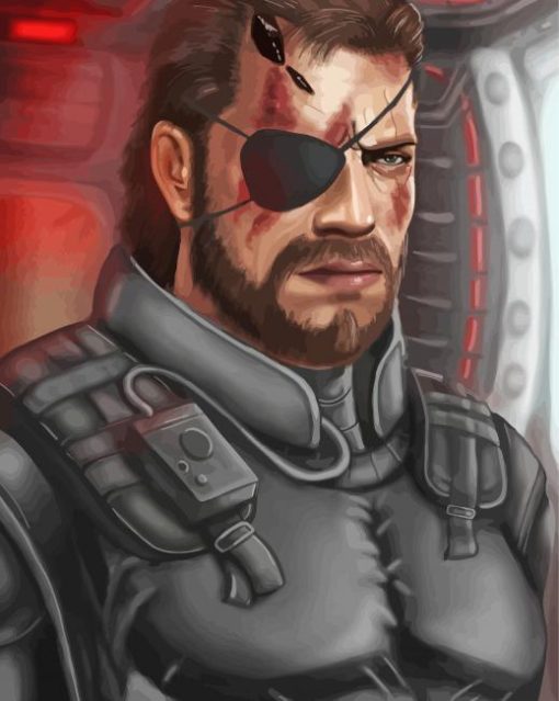 Metal Gear Solid Big Boss 2 Diamond Painting