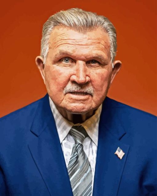 Michael Keller Ditka Diamond Painting