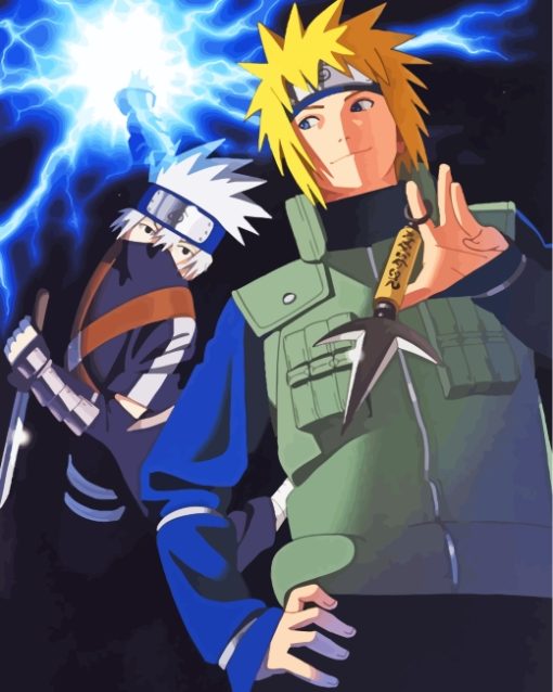 Minato Namikaze And Kakashi Hatake Diamond Painting