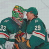 Minnesota Wild Ice Hockey Players Diamond Painting