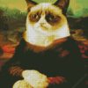 Mona Lisa Grumpy Cat Diamond Painting