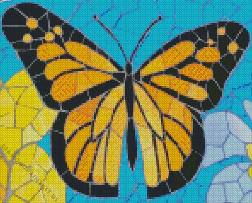 Mosaic Butterfly Diamond Painting