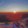 Mount Major Sunrise Diamond Painting