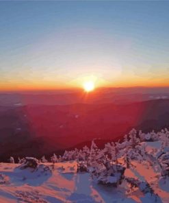 Mount Major Sunrise Diamond Painting