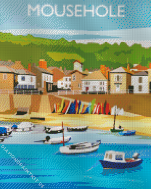 Mousehole Poster Diamond Painting