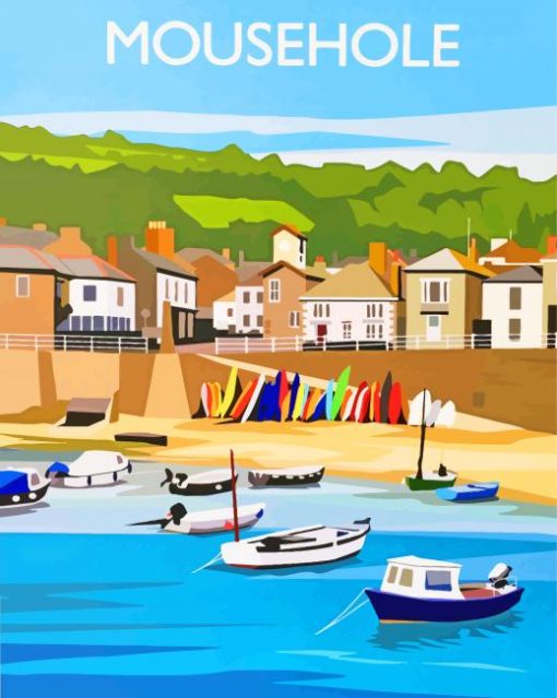 Mousehole Poster Diamond Painting