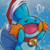 Mudkip Diamond Painting