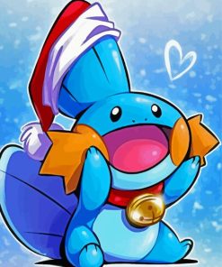 Mudkip Diamond Painting