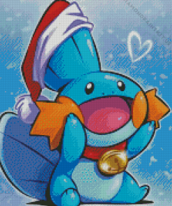 Mudkip Diamond Painting