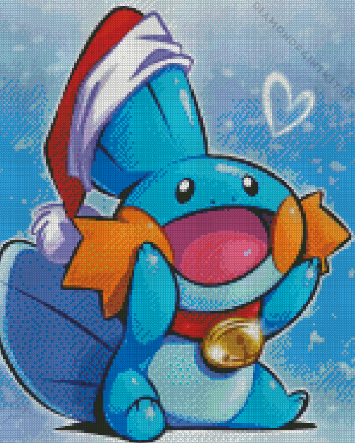 Mudkip Diamond Painting