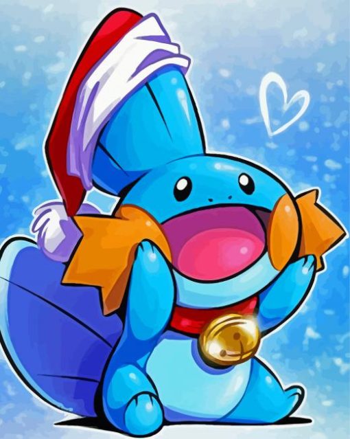 Mudkip Diamond Painting