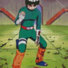 Naruto Rock Lee Diamond Painting