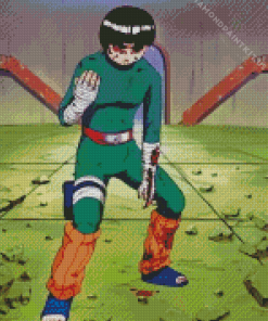 Naruto Rock Lee Diamond Painting