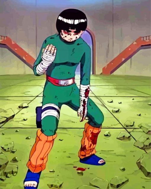 Naruto Rock Lee Diamond Painting