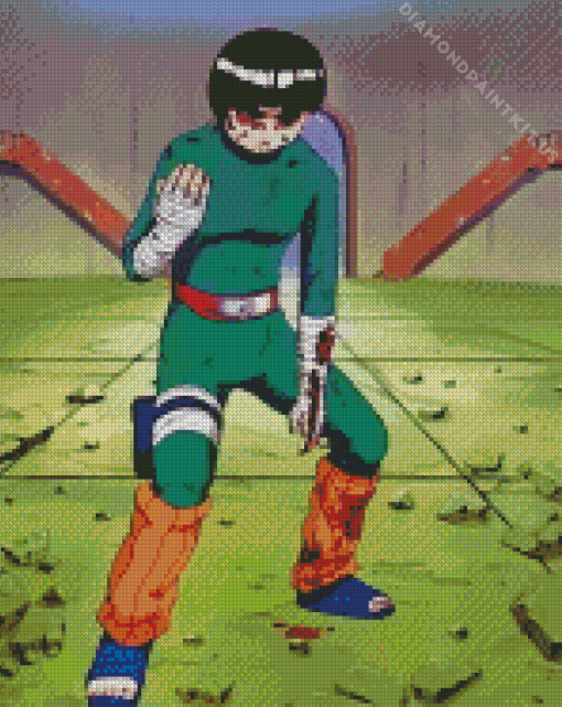 Naruto Rock Lee Diamond Painting