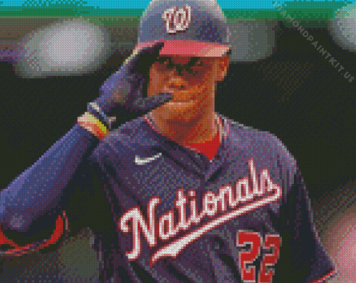 Nationals Player Juan Soto Diamond Painting