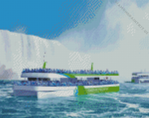 Niagara Falls Maid Of The Mist Boat Diamond Painting