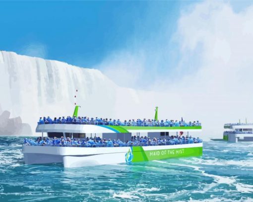 Niagara Falls Maid Of The Mist Boat Diamond Painting