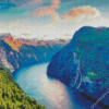 Norway Fjords Mountain Diamond Painting