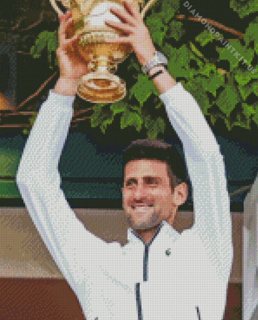 Novak Djokovic Player Diamond Painting