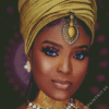 Nubian Lady Diamond Painting