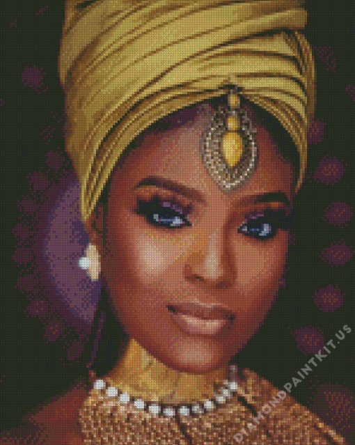 Nubian Lady Diamond Painting