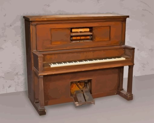 Old Time Player Piano Diamond Painting