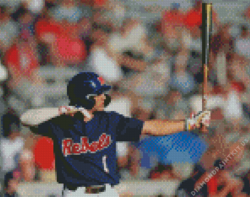 Ole Miss Rebels Player Diamond Painting