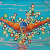 Olympiad Swimming Art Diamond Painting