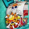 One Piece Thousand Sunny Ship Diamond Painting