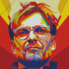 Pop Art Jurgen Klopp Diamond Painting