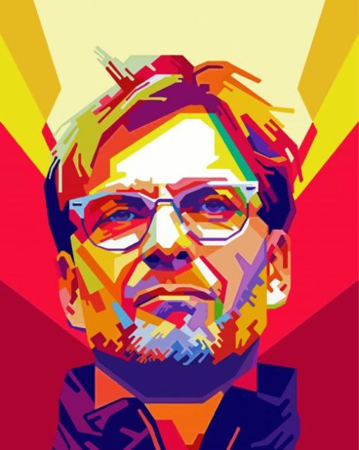 Pop Art Jurgen Klopp Diamond Painting