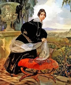 Princess Portrait Bryullov Diamond Painting