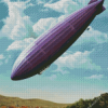 Purple Zeppelin Diamond Painting