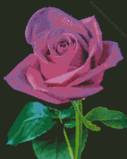 Purple Rose Diamond Painting