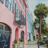 Rainbow Row Charleston Diamond Painting