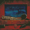 Retro Clarinet Diamond Painting