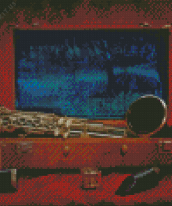 Retro Clarinet Diamond Painting