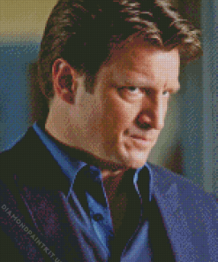 Richard Castle Side Profile Diamond Painting