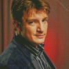 Richard Castle Nathan Filion Diamond Painting