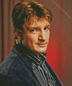 Richard Castle Nathan Filion Diamond Painting