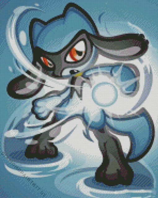 Riolu Art Diamond Painting