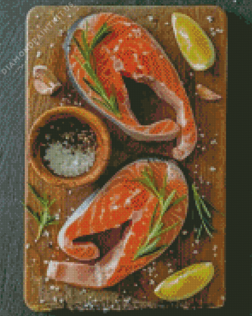 Salmon Diamond Painting