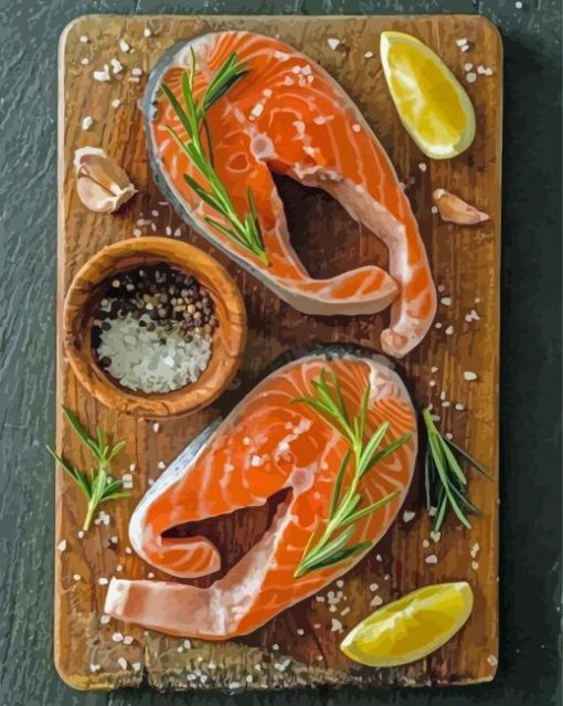 Salmon Diamond Painting